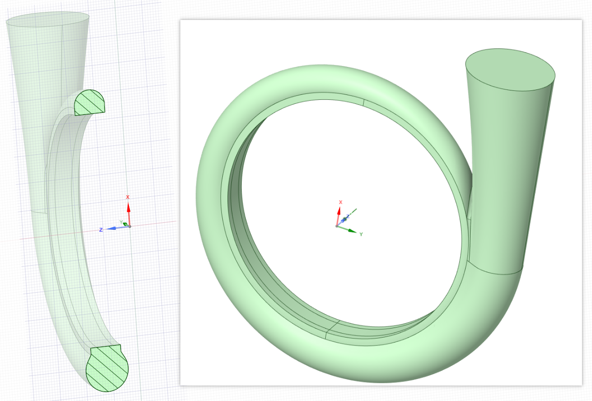 CFturbo设计离心泵流体域延伸问题